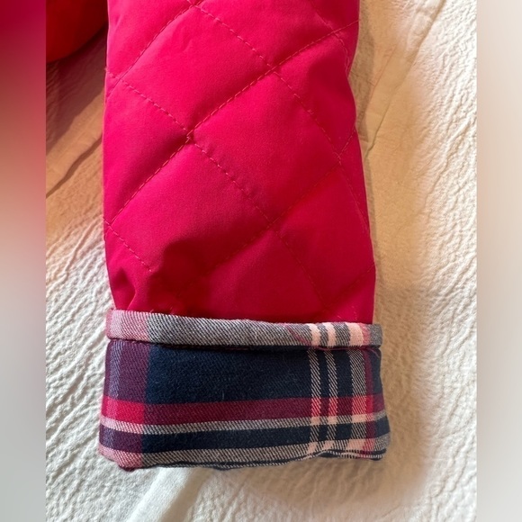 Gymboree Girls Bow Quilted Jacket  - Preppy Puppy Size 12-18 months - Picture 3 of 7